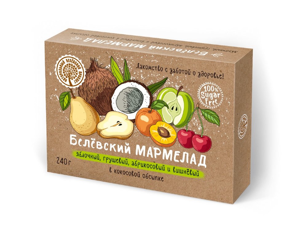  Мармелад белевский на фруктозе 240г  в Кумертау